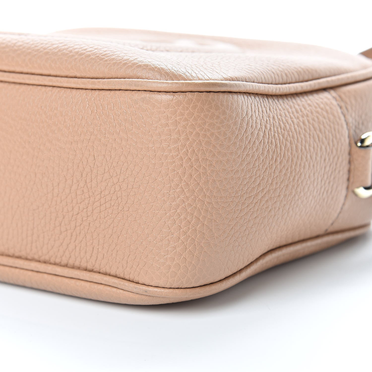 Gucci Pebbled Calfskin Small Soho Disco Bag Rose Beige 10 of 10