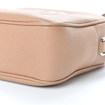 Gucci Pebbled Calfskin Small Soho Disco Bag Rose Beige 10 of 10