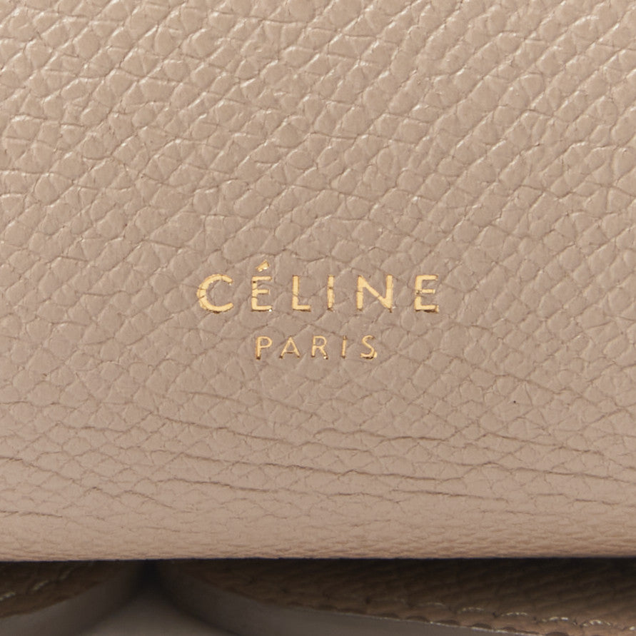 Celine Drummed Calfskin Mini Belt Bag Dune 7 of 8