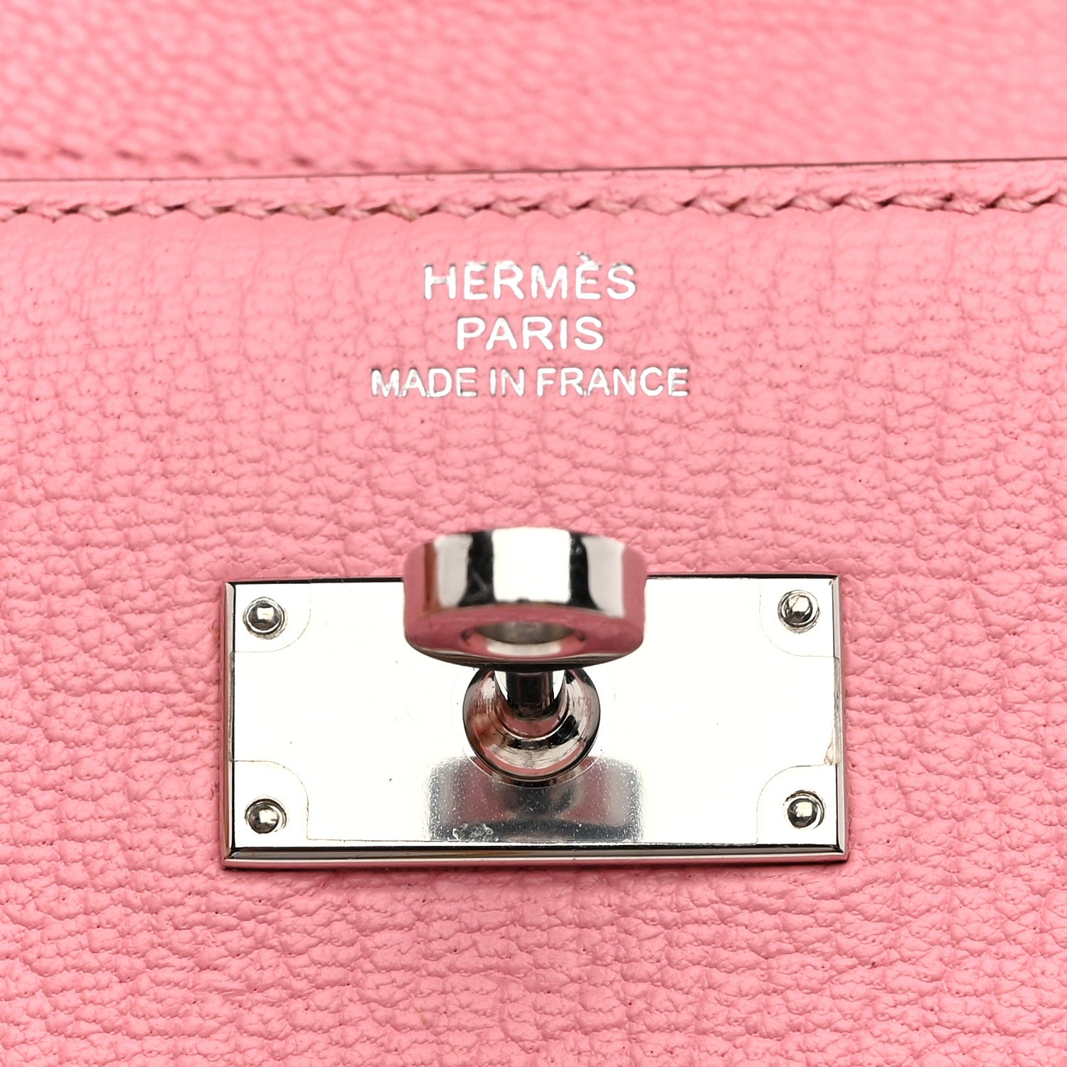 Hermes Chevre Mysore Medium Kelly Wallet Rose Confetti 6 of 9