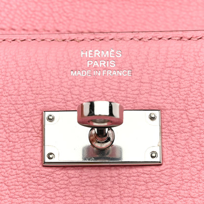 Hermes Chevre Mysore Medium Kelly Wallet Rose Confetti 6 of 9