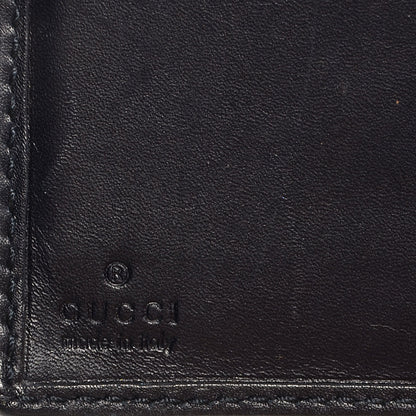 Gucci Monogram Selleria Calfskin Web Ladies Web French Wallet Beige Blue 7 of 9