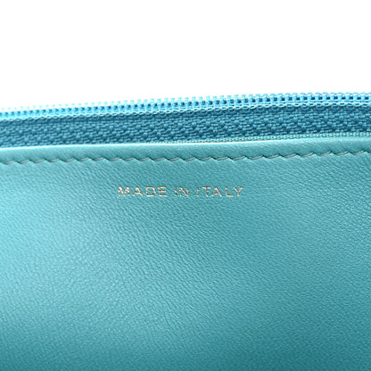 Chanel Lambskin Gripoix Quilted Wallet On Chain WOC Turquoise 7 of 13