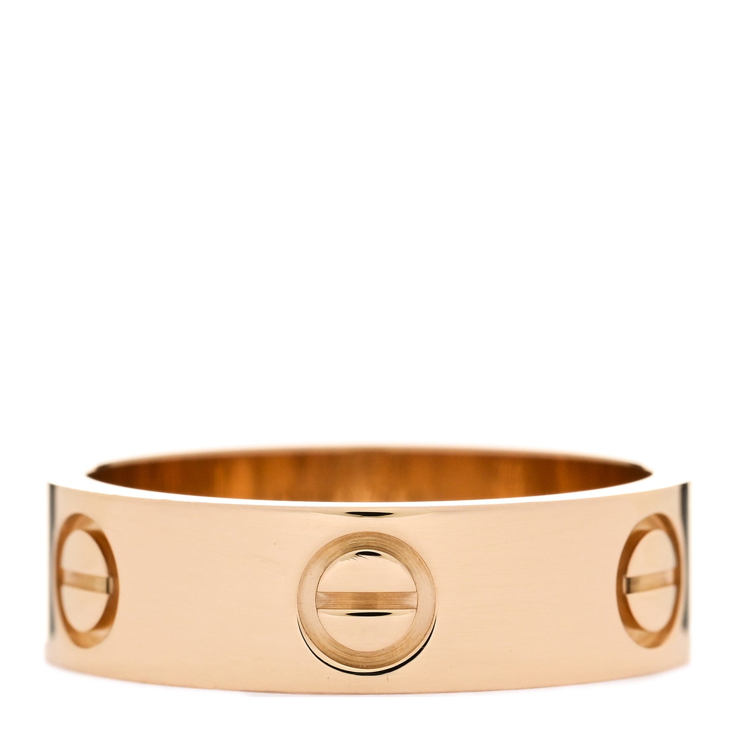 18K Yellow Gold 5.5mm LOVE Ring 53 6.5
