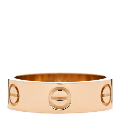 Cartier 18K Yellow Gold 5.5mm LOVE Ring 53 6.5 3 of 5