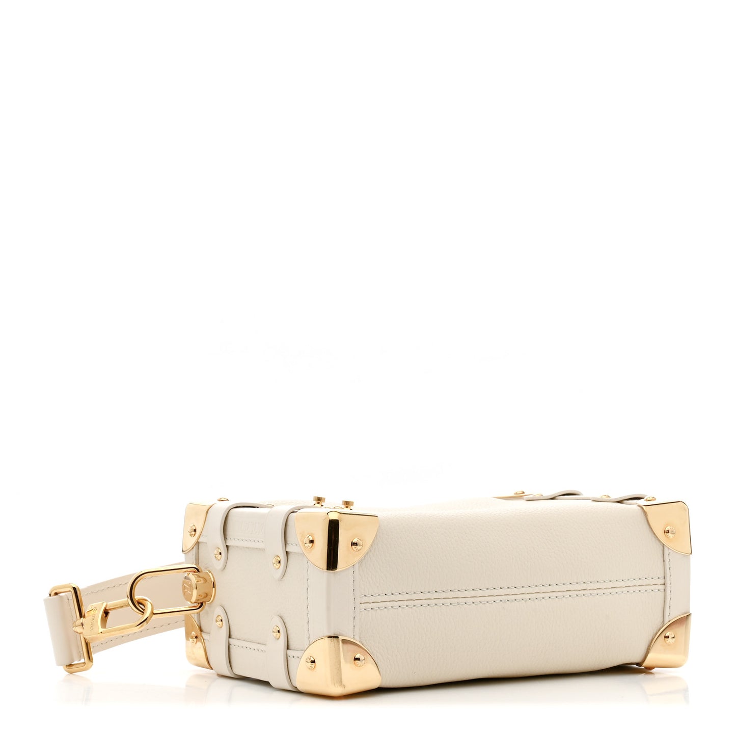 Calfskin Side Trunk PM Chalk