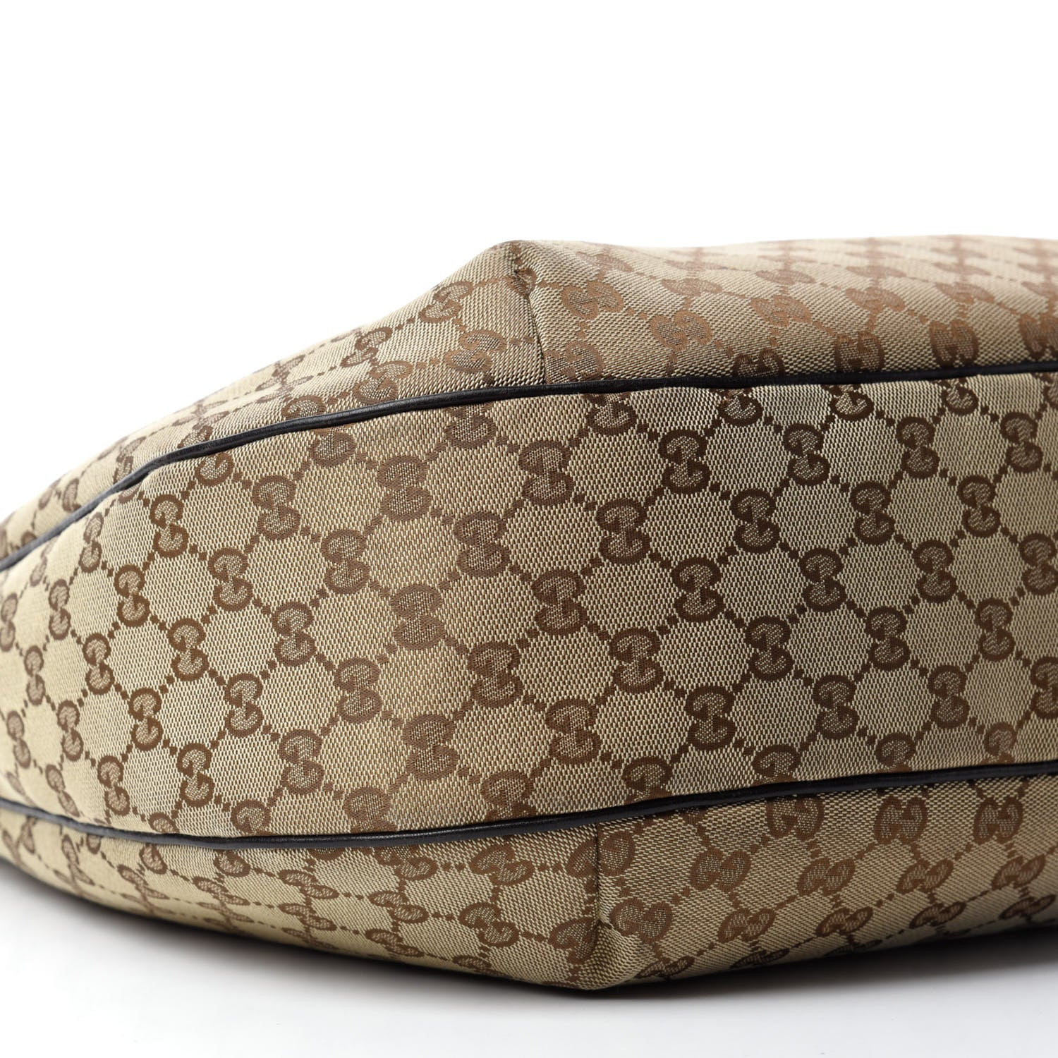 Gucci Monogram Large New Ladies Web Hobo Dark Brown 6 of 15