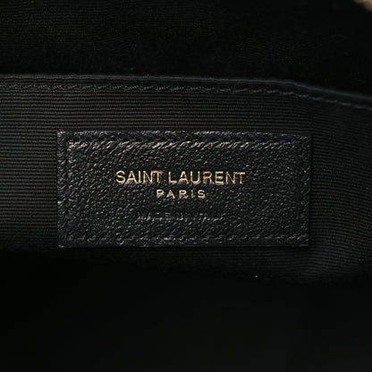 Saint Laurent Calfskin Matelasse Monogram Lou Camera Bag Black 6 of 11