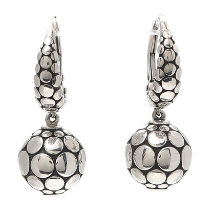 John Hardy Sterling Silver Dot Drop Earrings 1 of 4