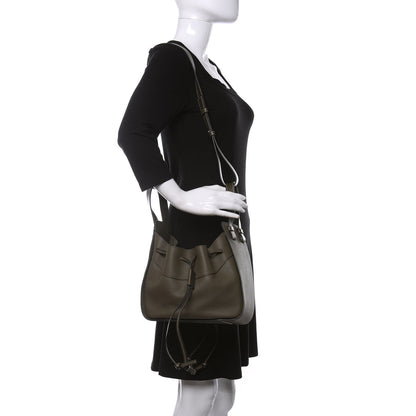 Loewe Calfskin Small Hammock Shoulder Bag Khaki Green 2 of 11