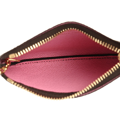 Louis Vuitton Monogram 2022 Christmas Animation Paris Key Pouch Pink 6 of 7