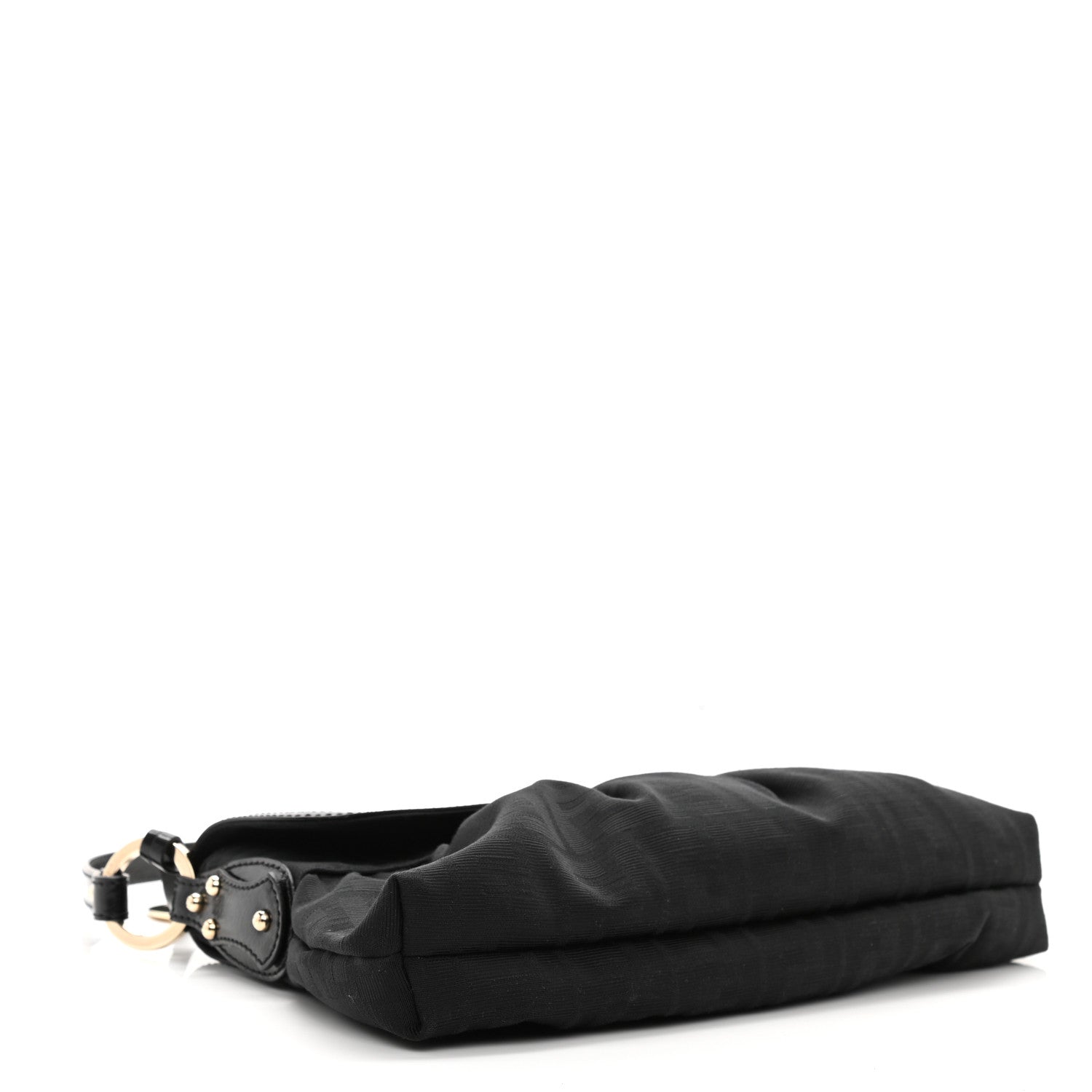 Fendi Zucchino Small Chef Shoulder Bag Black 4 of 12