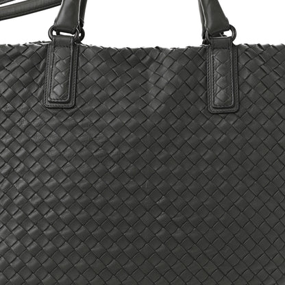 Bottega Veneta Nappa Intrecciato Maxi Convertible Tote Grey 9 of 11