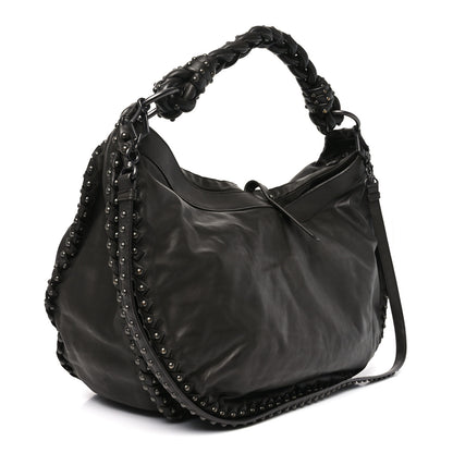 Bottega Veneta Waxed Calfskin Hobo Espresso 3 of 11