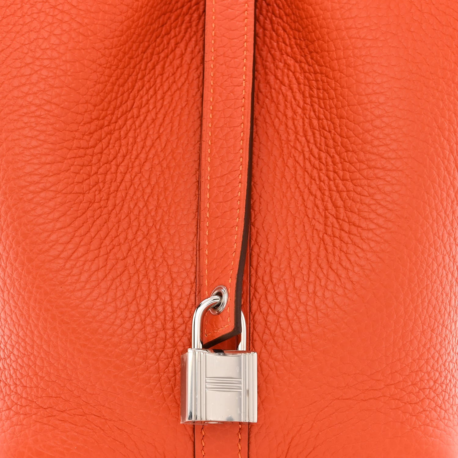 Hermes Taurillon Clemence Picotin Lock 18 PM Orange 8 of 12