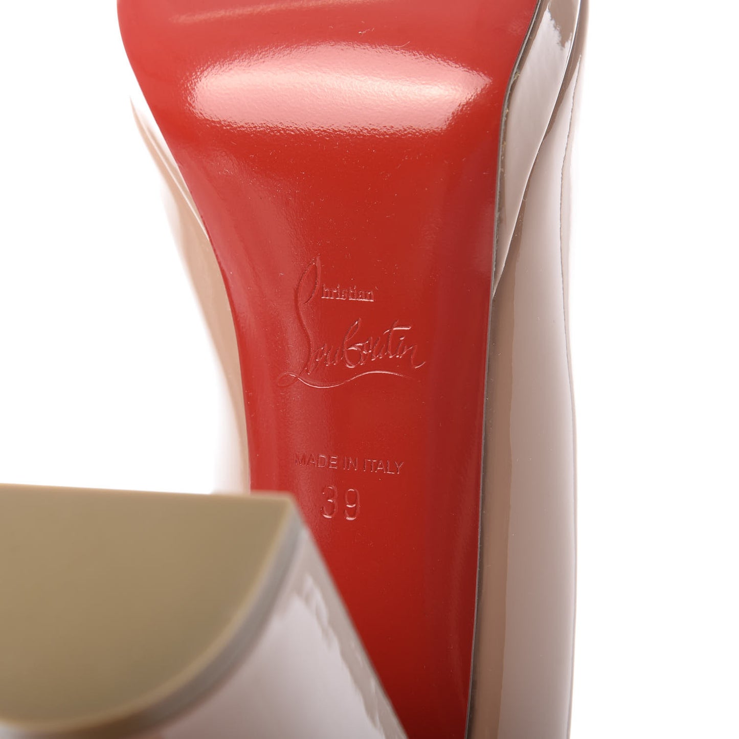 Patent Kabetts 100 Pumps 39 Nude
