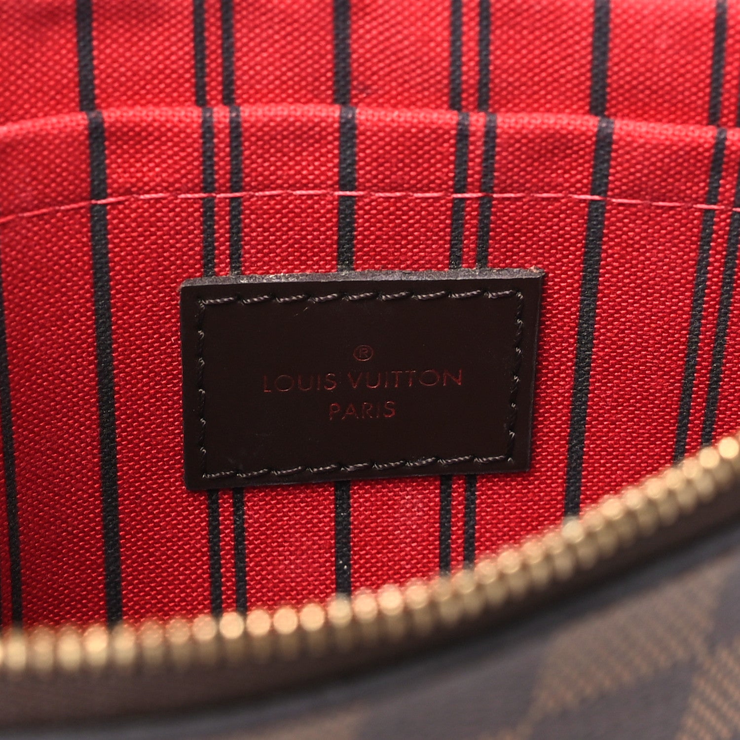 Louis Vuitton Damier Ebene Neverfull MM GM Pochette 6 of 11