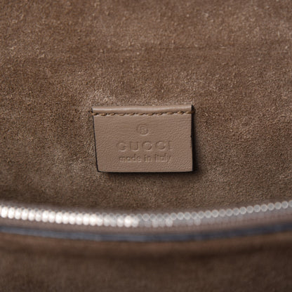 Gucci GG Supreme Monogram Blooms Print Embroidered Small Dionysus Shoulder Bag Blue Taupe 7 of 11