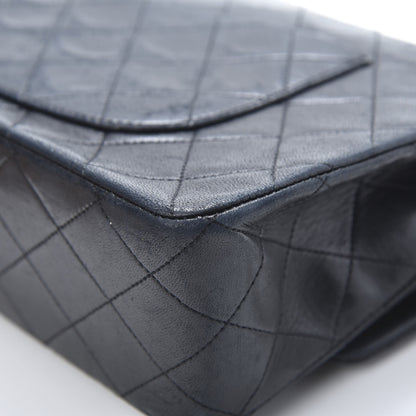 Chanel Lambskin Quilted Medium Double Flap Black 11 of 19
