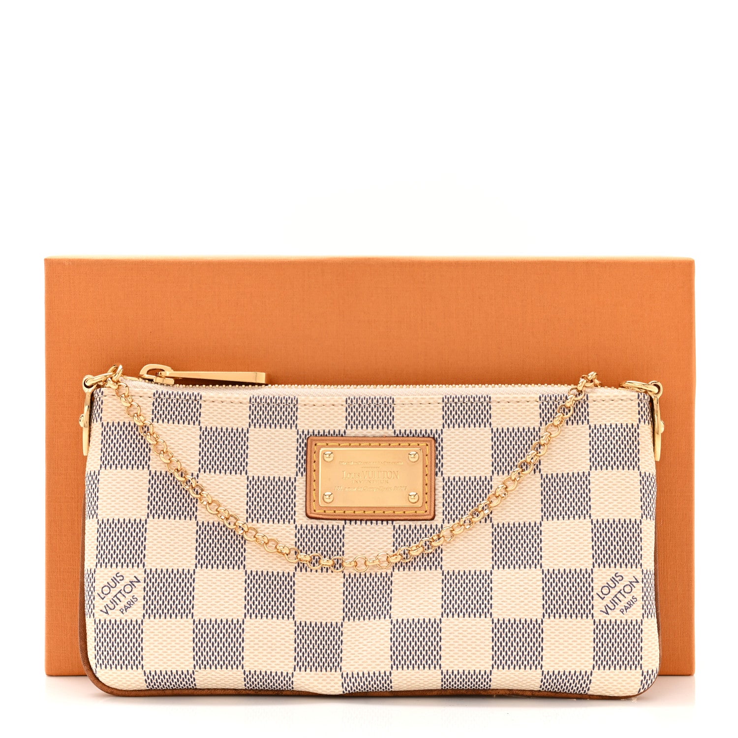 Louis Vuitton Damier Azur Pochette Milla MM 11 of 11
