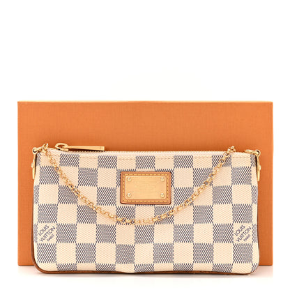 Louis Vuitton Damier Azur Pochette Milla MM 11 of 11
