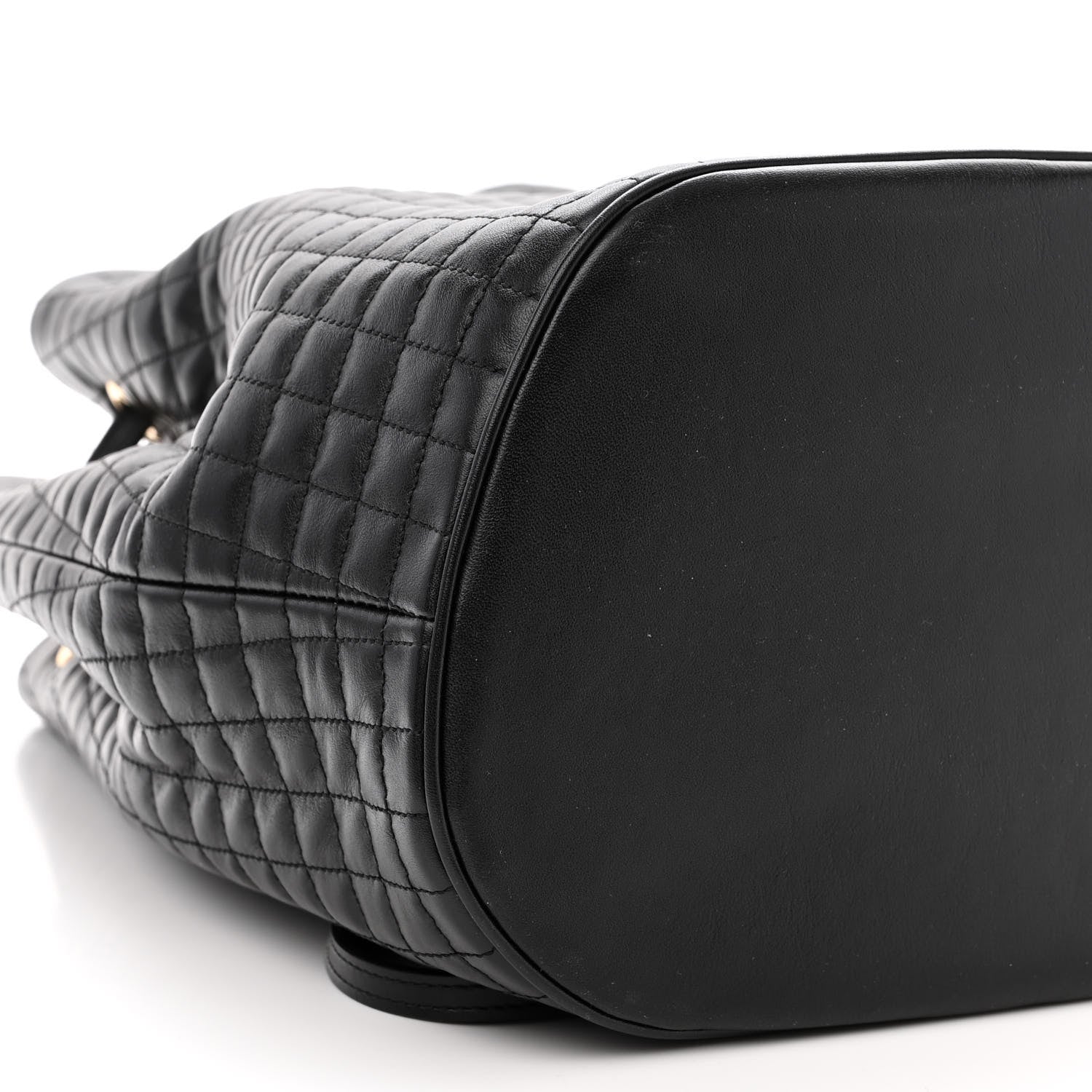 Celine Calfskin Quilted Small C Backpack Black 9 of 10