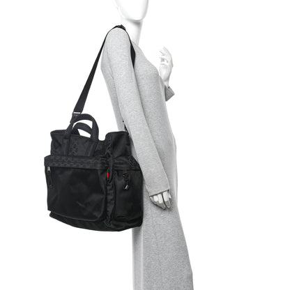 Gucci Nylon Large Nexus Tote Black 2 of 12