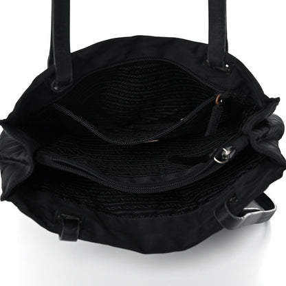 Prada Nylon Vela Shopping Tote Black 4 of 12