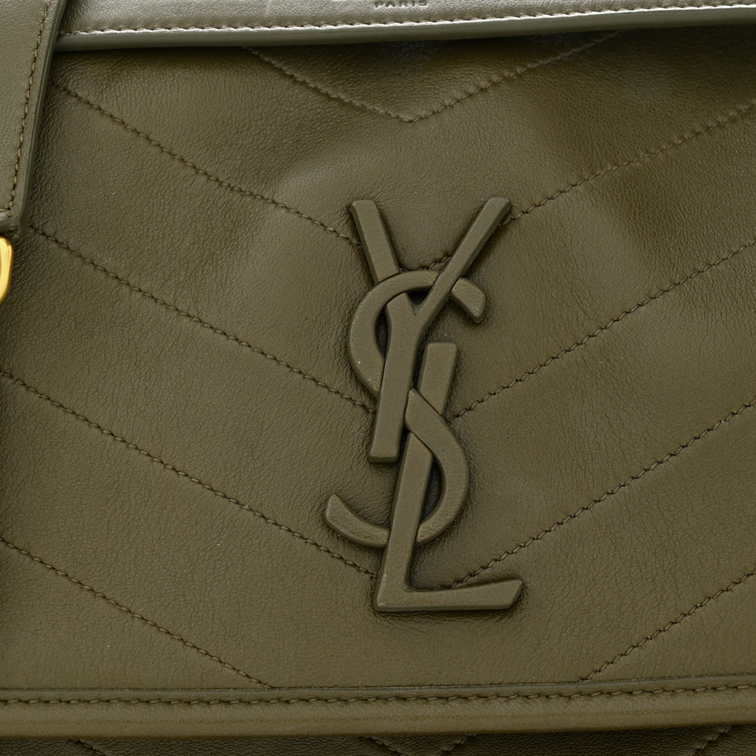 Saint Laurent Lambskin Matelasse Monogram Medium Niki Chain Satchel Seawood 7 of 13