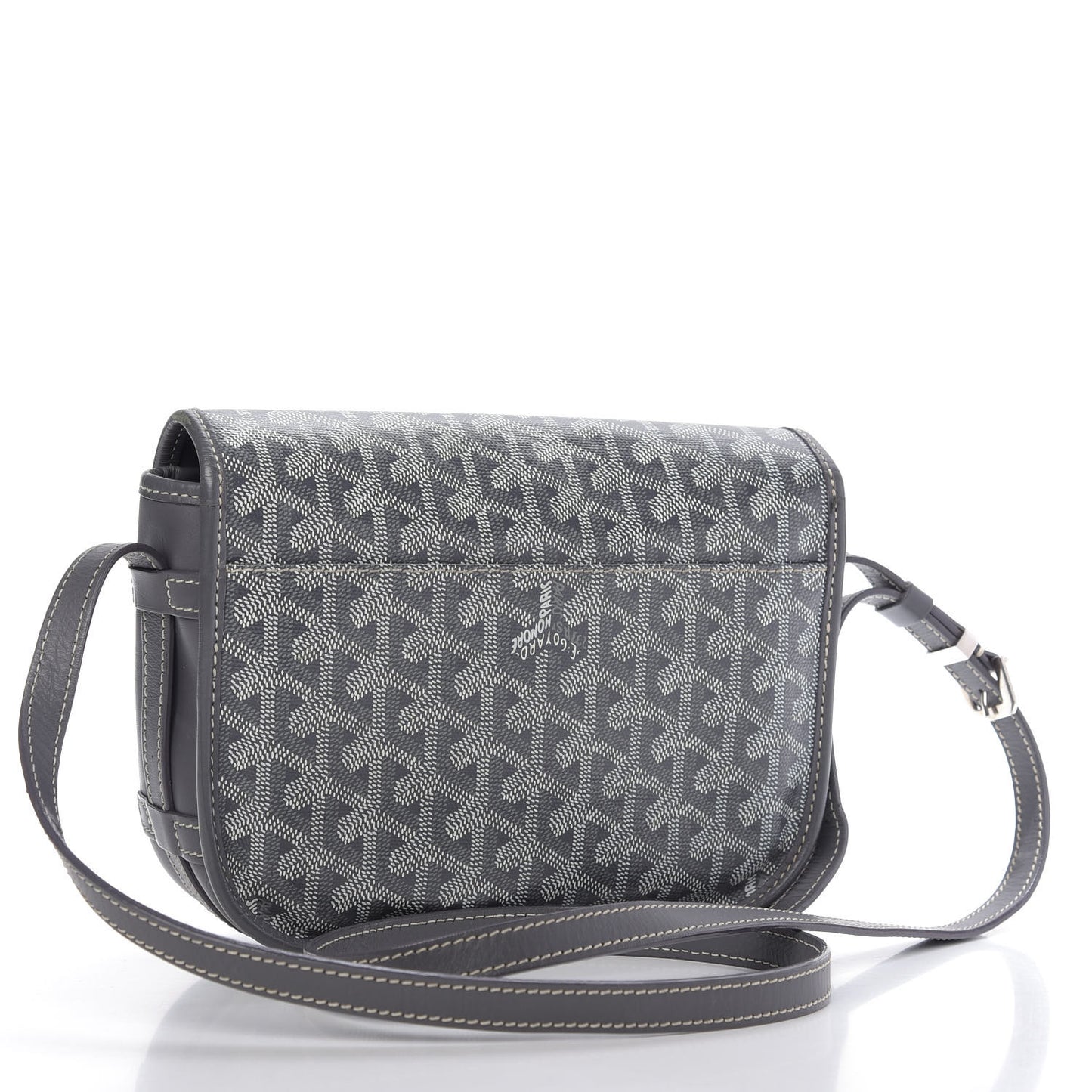 Goyardine Belvedere PM Messenger Bag Grey