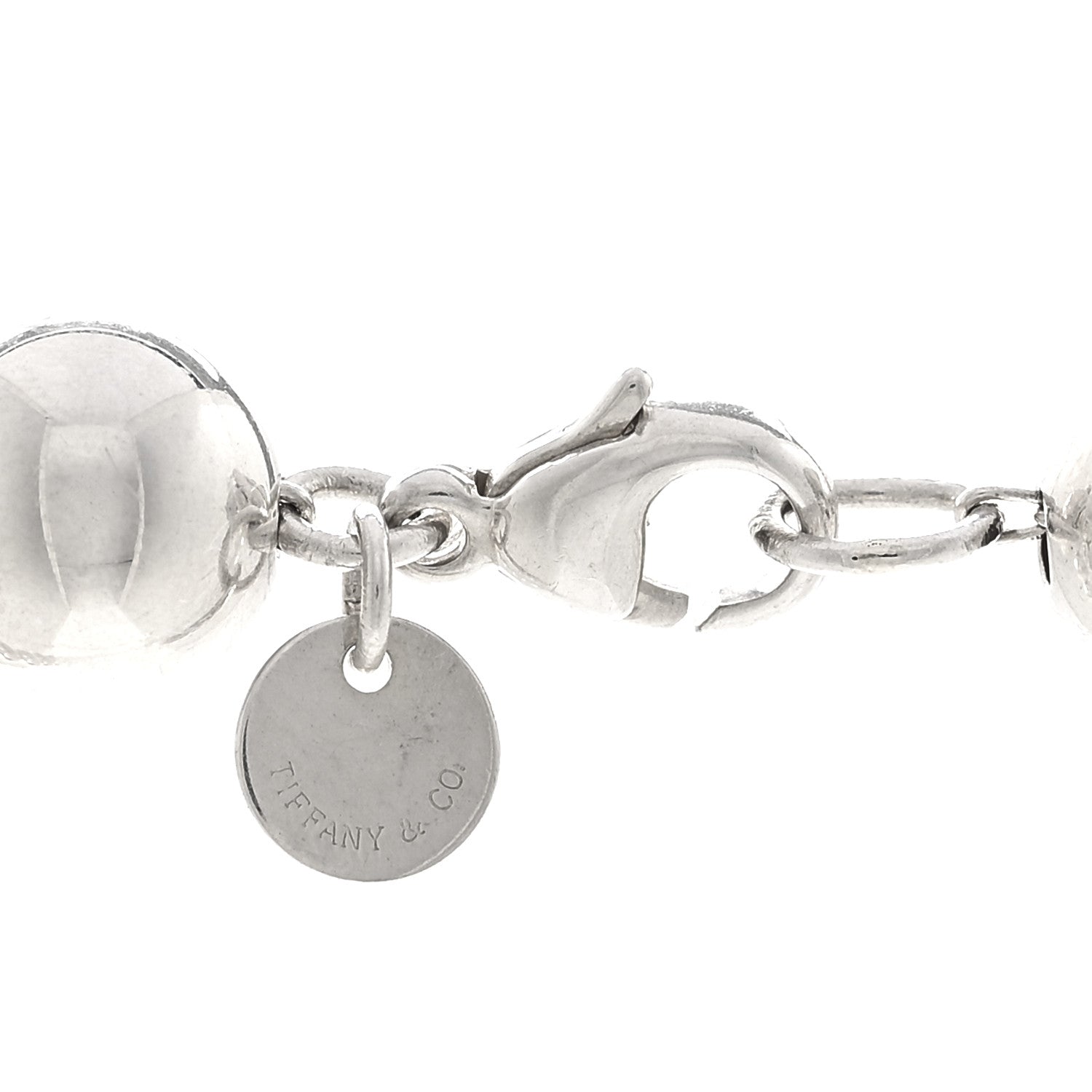Tiffany Sterling Silver 10mm Hardwear Ball Necklace 4 of 4