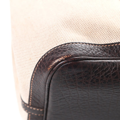Hermes Toile Buffle Gala Garden Party Tote 36 MM Marron Fonce 12 of 13