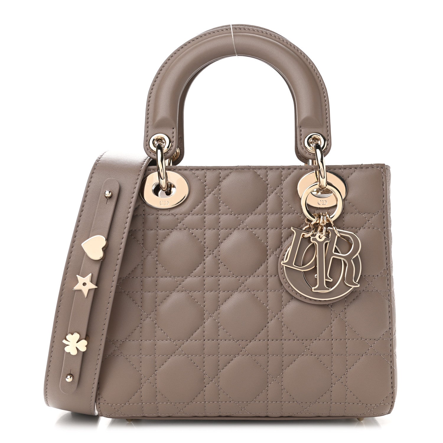 Christian Dior Calfskin Cannage Small My ABCDior Lady Dior Beige 1 of 11