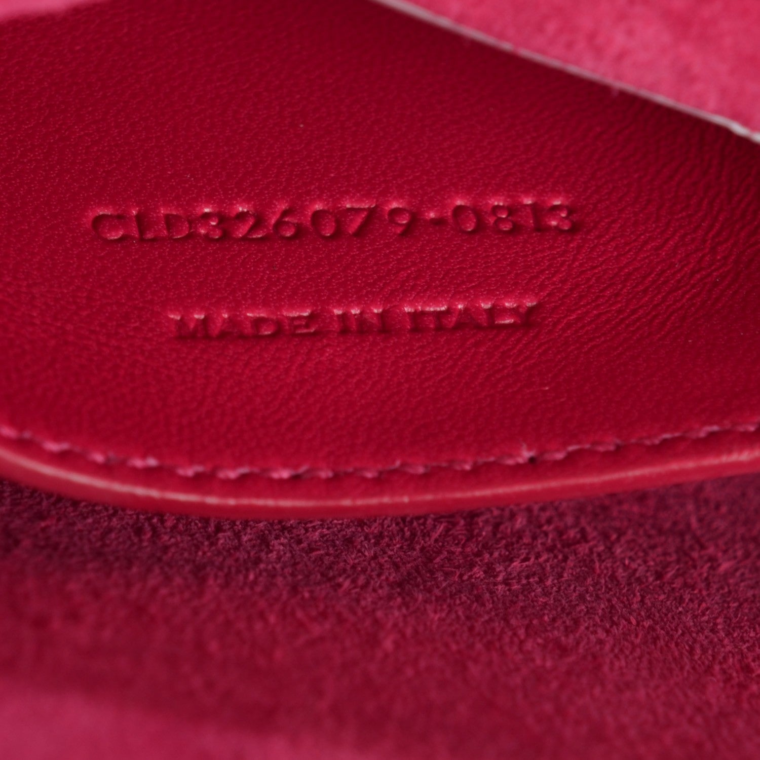Saint Laurent Textured Patent Medium Classic Monogram Clutch Fuchsia 11 of 11