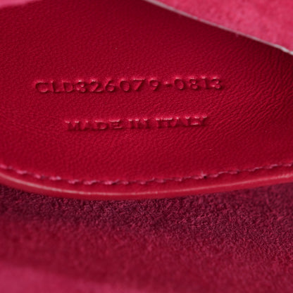 Saint Laurent Textured Patent Medium Classic Monogram Clutch Fuchsia 11 of 11