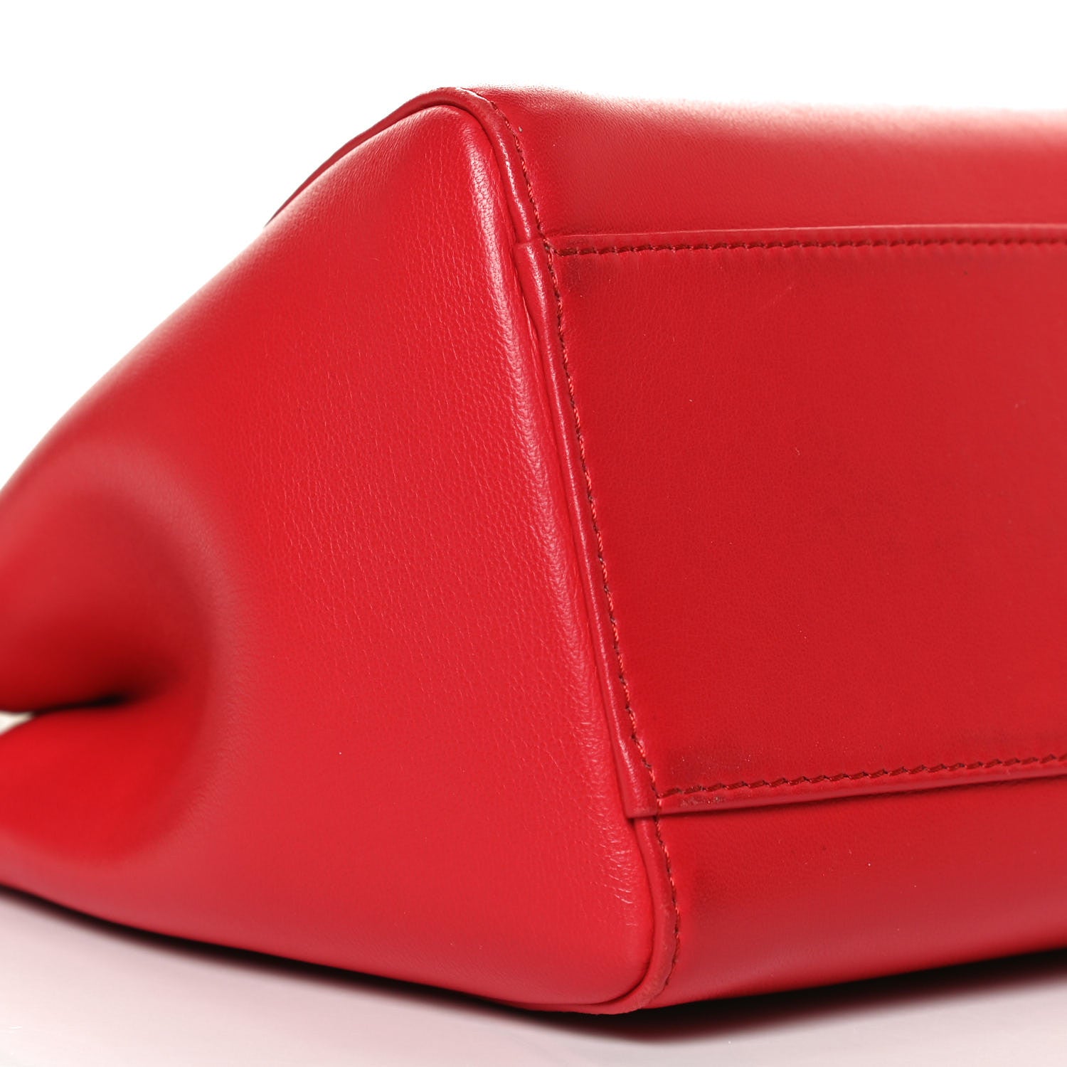 Fendi Nappa Mini Peekaboo Iconic Satchel Fiamma 16 of 24