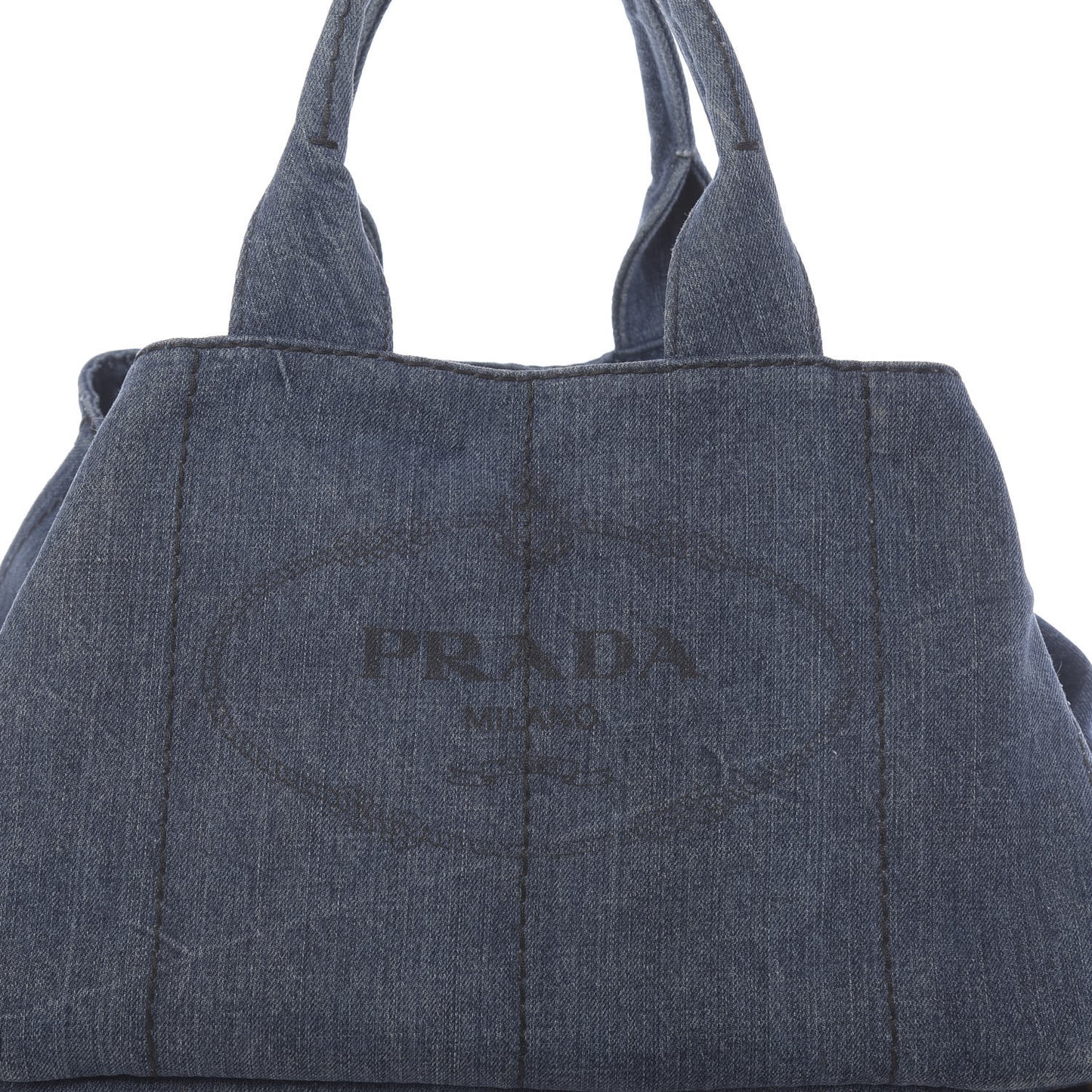 Denim Logo Tote