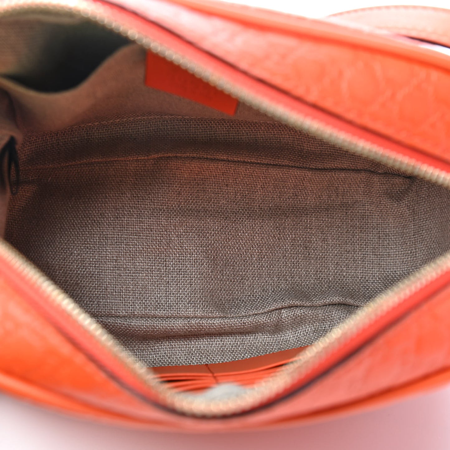 Soft Microguccissima Mini Bree Messenger Bag Sun Orange