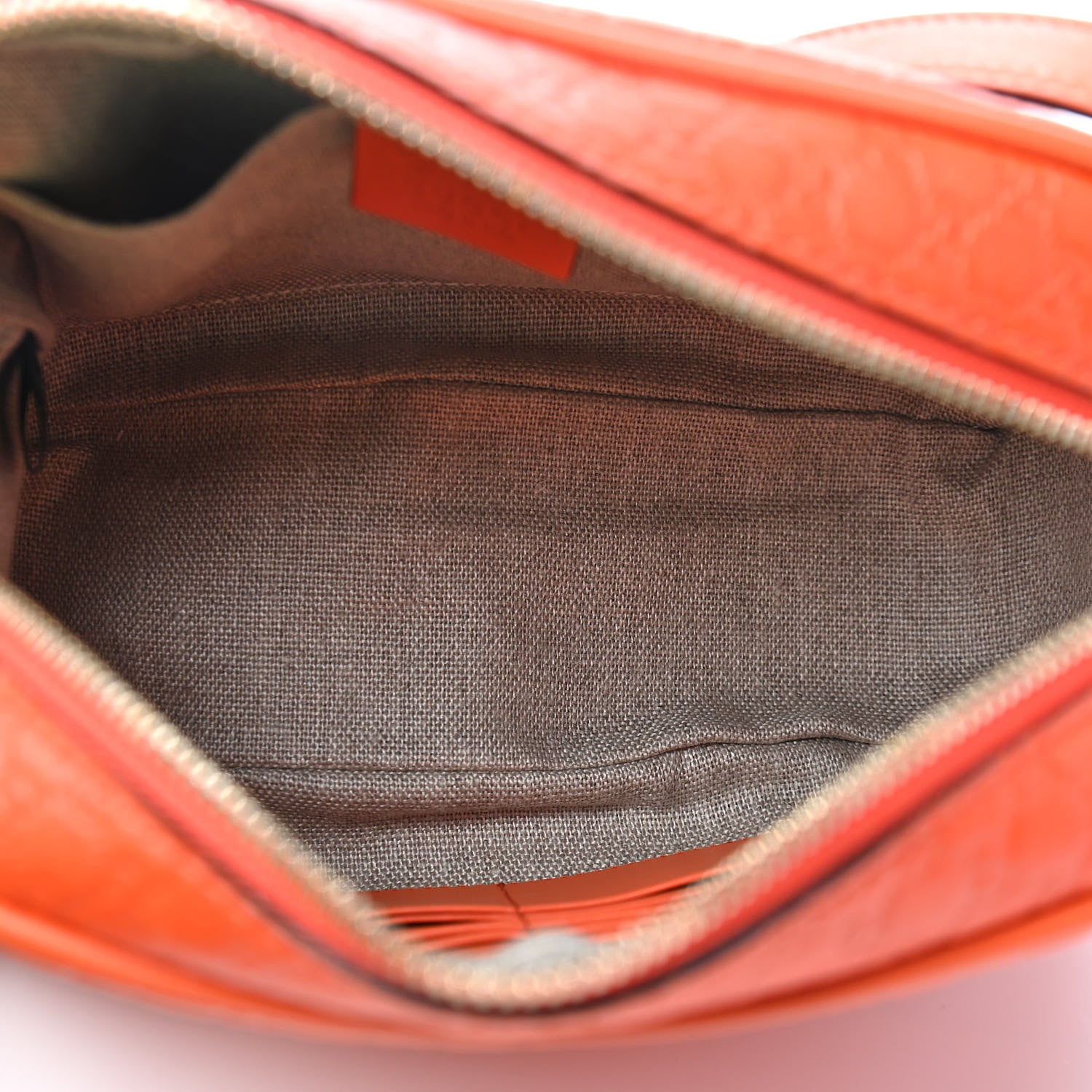 Gucci Soft Microguccissima Mini Bree Messenger Bag Sun Orange 5 of 9