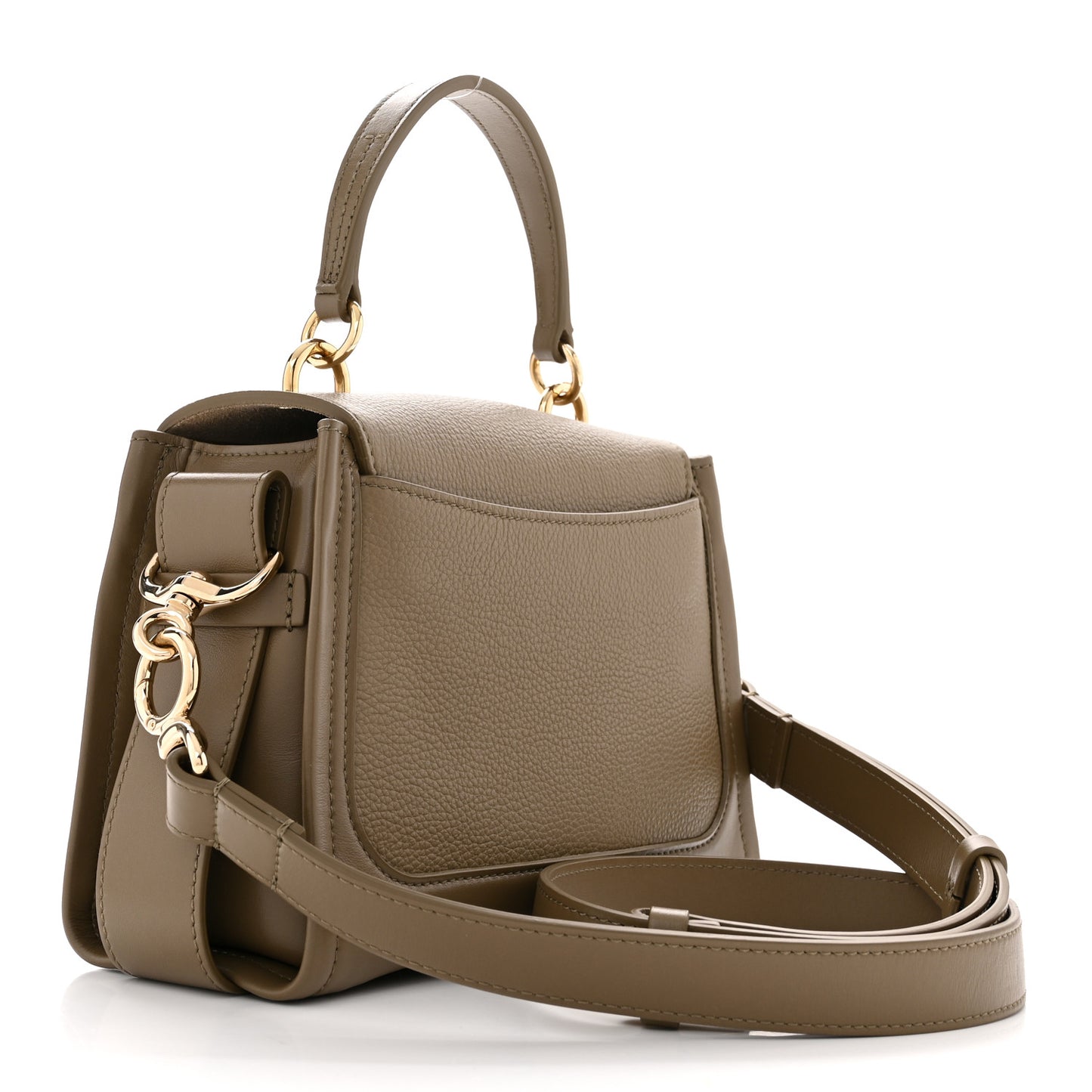 Calfskin Mini Tess Day Bag Motty Grey