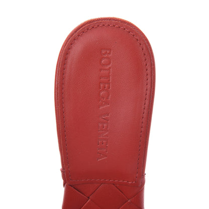 Bottega Veneta Nappa Maxi Intrecciato Lido 90mm Mule Sandals 35 Bright Red 6 of 8