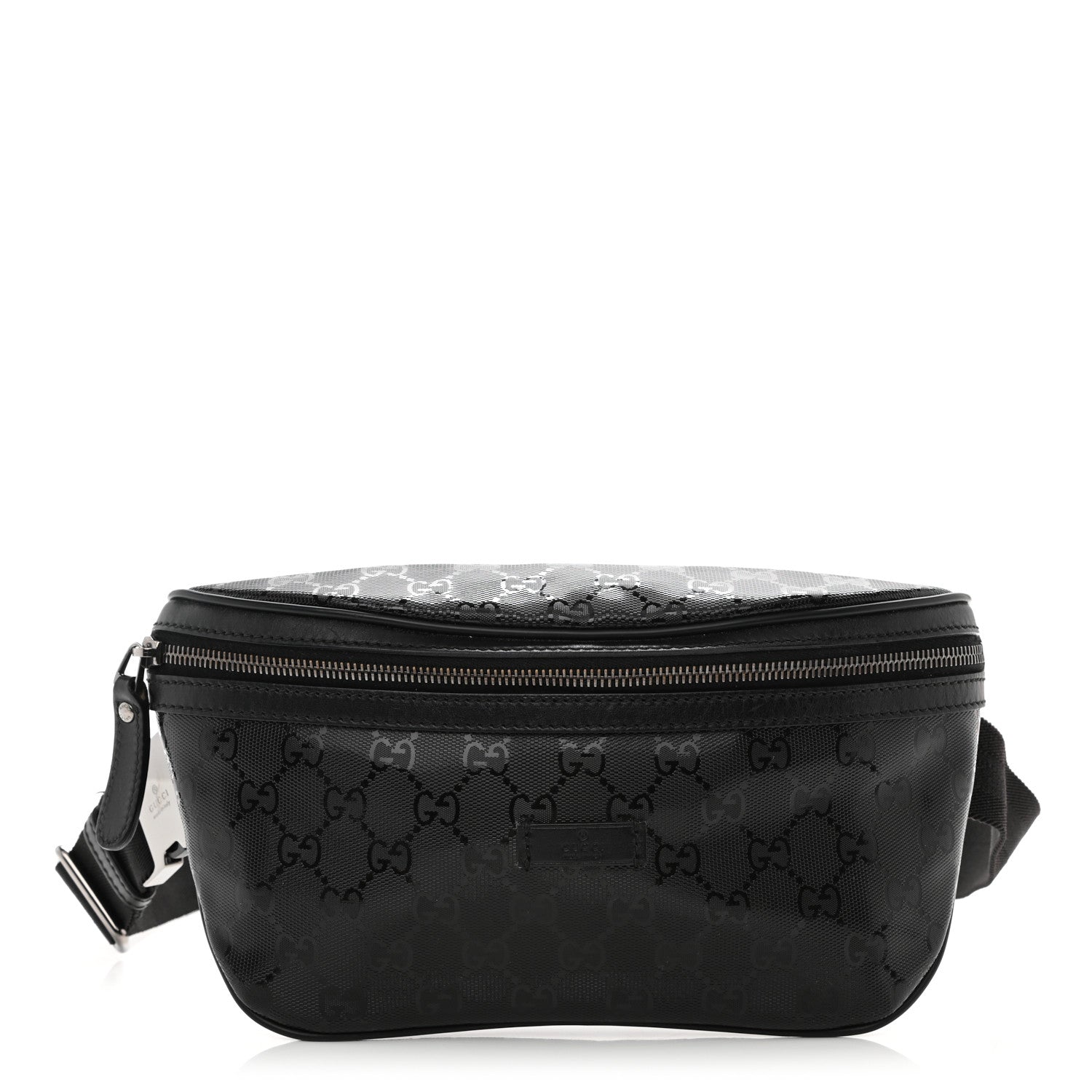 Gucci Imprime Monogram Belt Bag Black 1 of 9