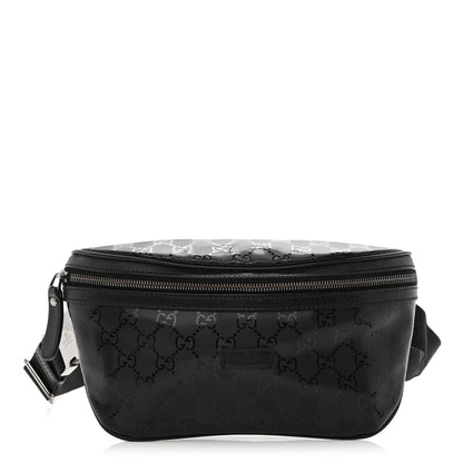 Gucci Imprime Monogram Belt Bag Black 1 of 9
