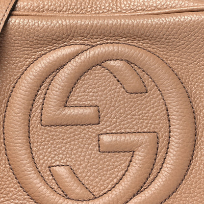 Gucci Pebbled Calfskin Small Soho Disco Bag Camelia 8 of 15