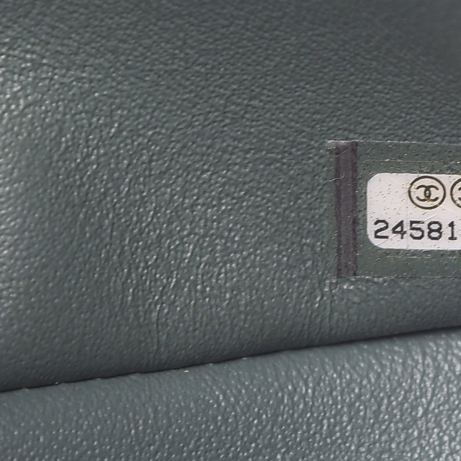 Chanel Caviar Quilted Mini Rectangular Flap Dark Green 6 of 10
