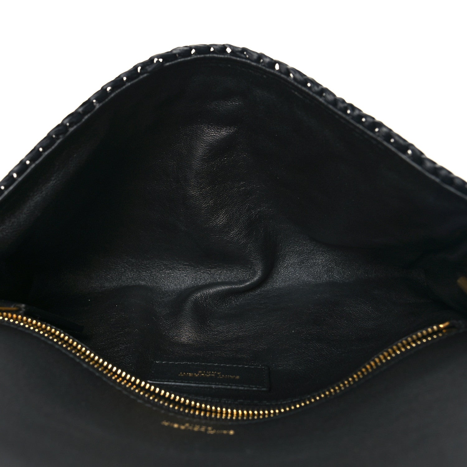 Saint Laurent Raffia Monogram Tassel Kate 99 Black 5 of 10