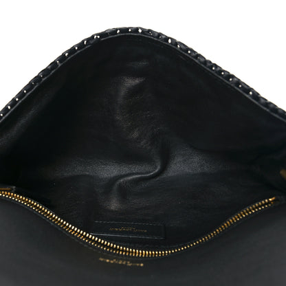 Saint Laurent Raffia Monogram Tassel Kate 99 Black 5 of 10