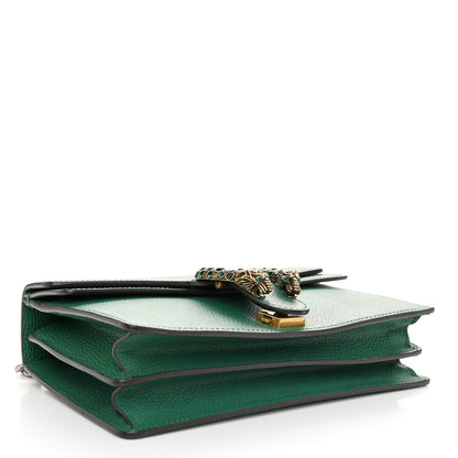 Gucci Pebbled Calfskin Small Dionysus Shoulder Bag Emerald 4 of 10