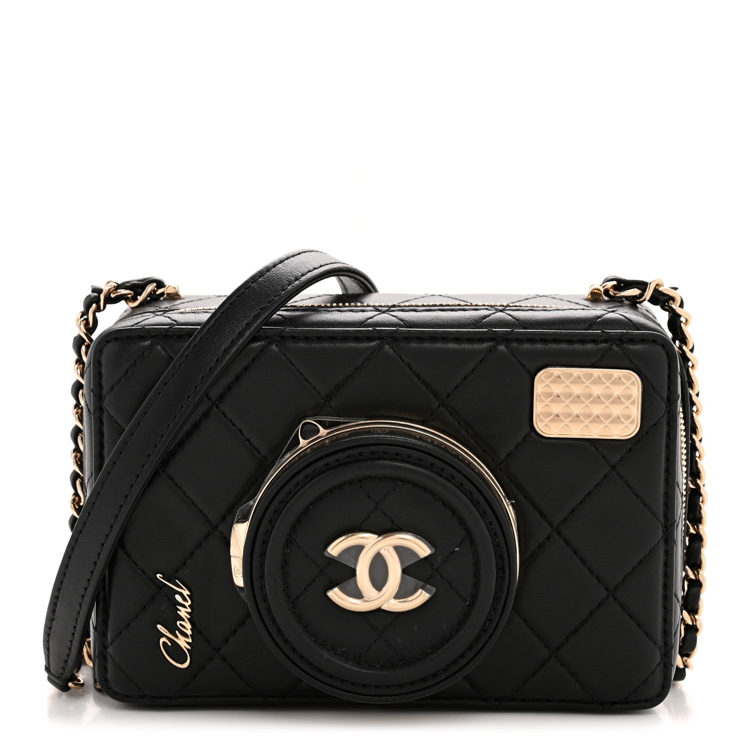 Chanel Lambskin Quilted Coco Click Bag Black 1 of 11
