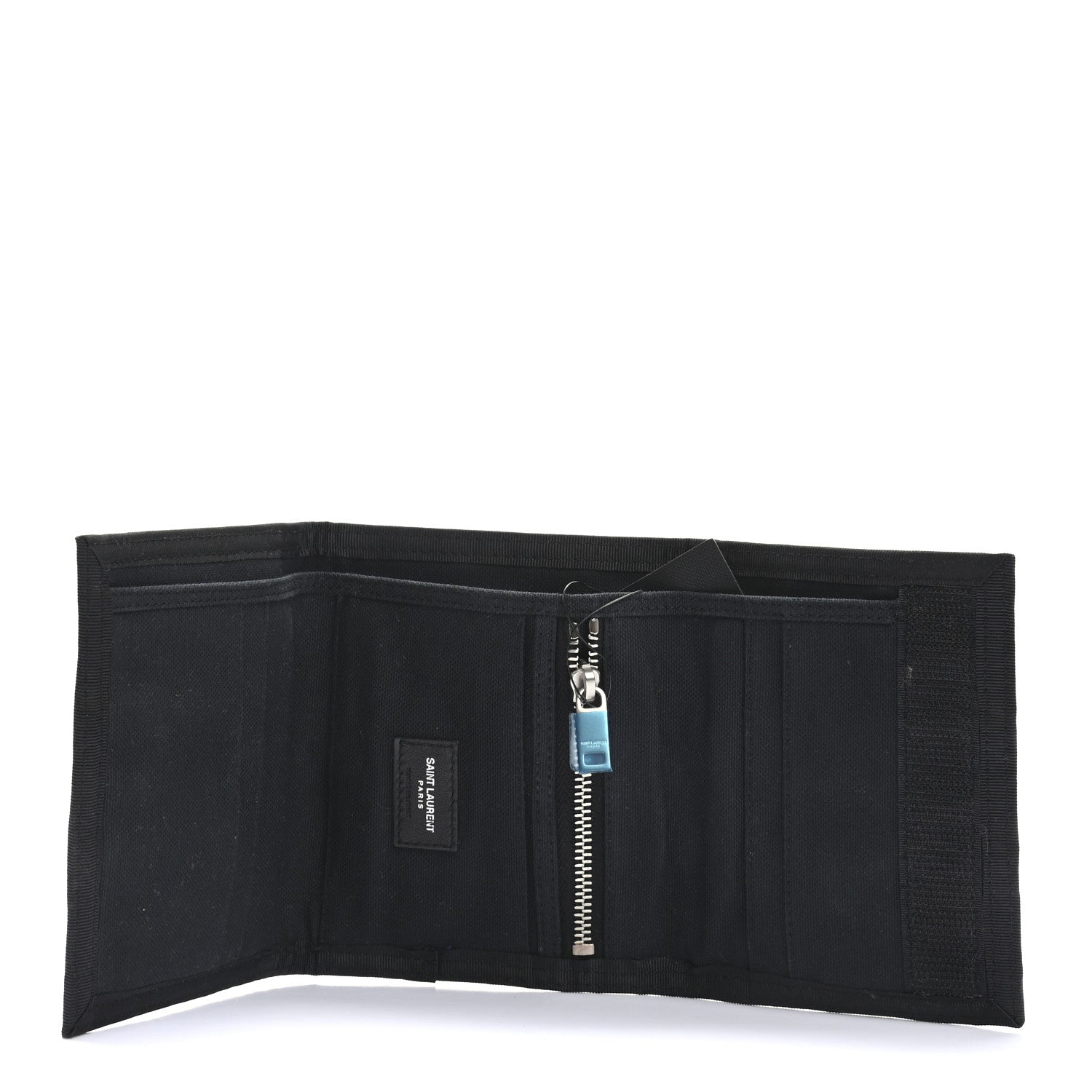 Saint Laurent Canvas American Flag Print Buffalo Compact Wallet 5 of 7